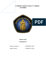 Analisis Job Order Costing Pada CV Media