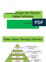 Perkembangan Dan Peranan Sistem Informasi Manajemen