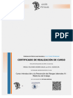 Curso Introducción A La Prevención de Riesgos Laborales IV