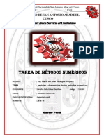 Informe de Metodos Numericos