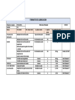 Formato de Lubricacion