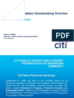Citi Foundation Grantsmaking 2020 - 2021 PDF