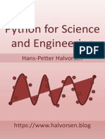 Python For Science and Engineering