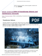 Understanding Transformer Failures and Maintenance