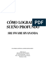 (Sri Swami Sivananda) - Como lograr un sueño profundo.pdf