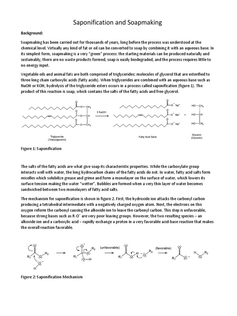 Saponification Guide for Soapmaking | PDF | Sodium Hydroxide | Physical ...
