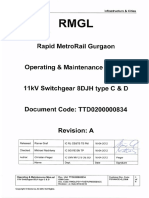 11kV Switchgear 8DJH Type C & D (O & M Manual) - A PDF