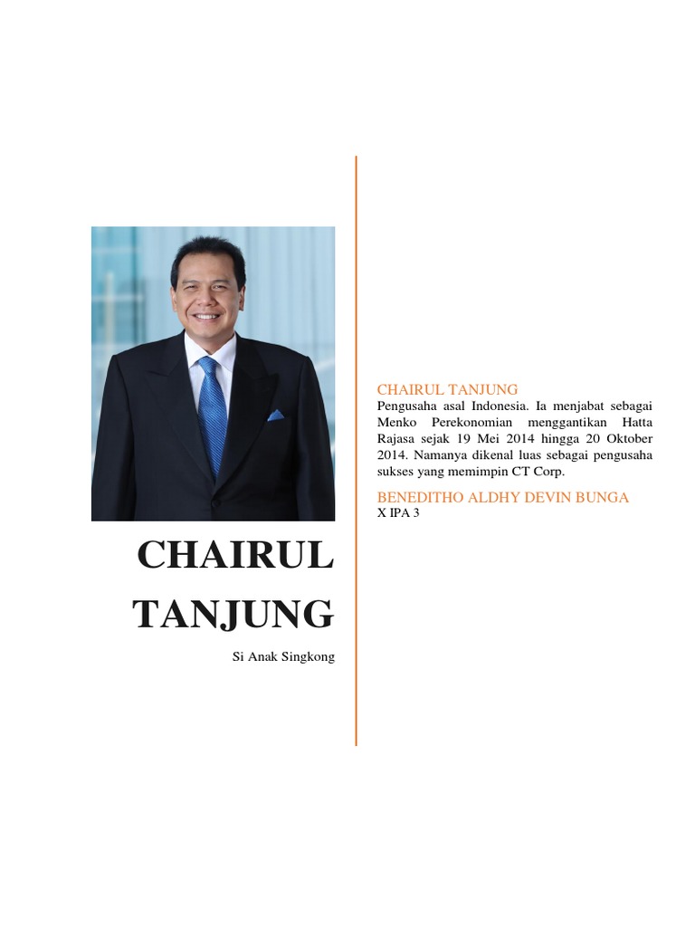 Biografi Chairul Tanjung | PDF