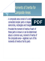 10-5 Moments o Finertia For Composite Areas PDF
