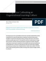 Strategies For Cultivating An Organizational Learning Culture 0 PDF