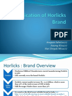 Diversification of Horlicks Brand