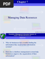 Chapter 7 Managing Data Resources