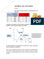 Cálculo Equilibrio de Mercado