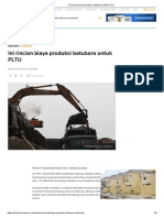Ini Rincian Biaya Produksi Batubara Untuk PLTU PDF