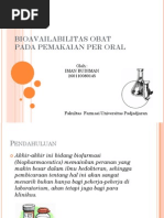 Download Bioavailabilitas Obat Pada Pemakaian Per Oral by Iman Budi SN43948937 doc pdf