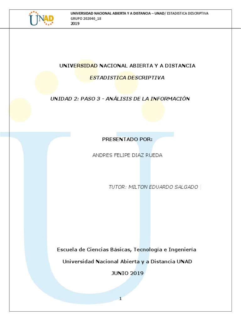 Unidad 2 Análisis de La Información PDF Cuantil Media