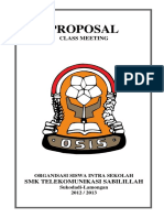 Proposal Class Meeting Newpdf PDF