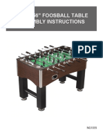 Fussball Table Asembly Instructions 2