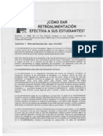 Retroalimentación - Efectiva BROOKHART PDF