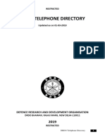 DRDO Tele Dir 08-03-19 PDF