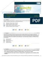 Introdução À Administração - Avaliação Parcial 01