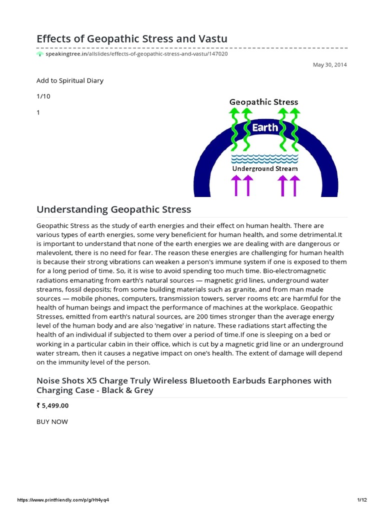 Understanding Geopathic Stress Effects | PDF | Electromagnetic ...