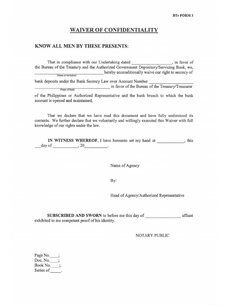BTR Form 3 | PDF