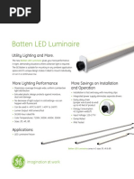 SIGN128 GE LED Lighting Signage Batten DataSheet