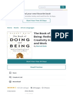 The Book of Doing and Being Rediscovering Creativity in Life Love and Work PDF