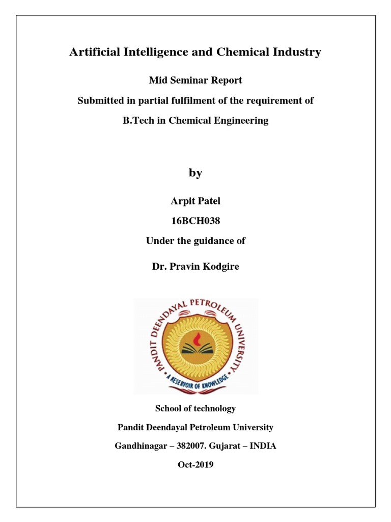 AI Applications in Chemical Engineering | PDF | Artificial Intelligence ...