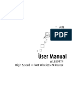 User Manual AZTECH WL889RT4