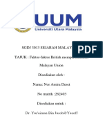 Report Sejarah Malaysia 2