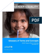 Gender Glossary of Terms and Concepts