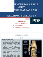 Kelompok 4 Ankle Joint