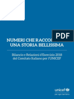 Bilancio UNICEF Italia 2018