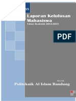 Draft Laporan Kelulusan Mahasiswa 2015 PDF