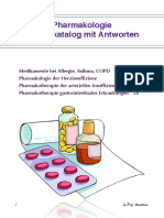 Fragenkatalog Mit Antworten - Pharmakologie