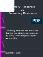 Primary vs. Secondary