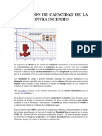 Estimación de Capacidad de La Bomba Contra Incendio