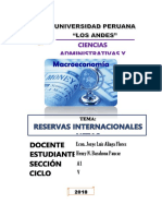 Reservas Internacionales Netas