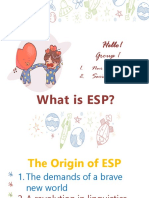 The Origin of Esp