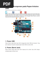 Mengenal Komponen Pada Papan Arduino UNO