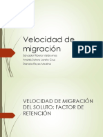 Velocidad de Migración