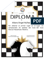 Diploma Ajedrez