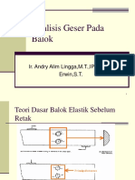 (6)Analisis Geser Pada Balok