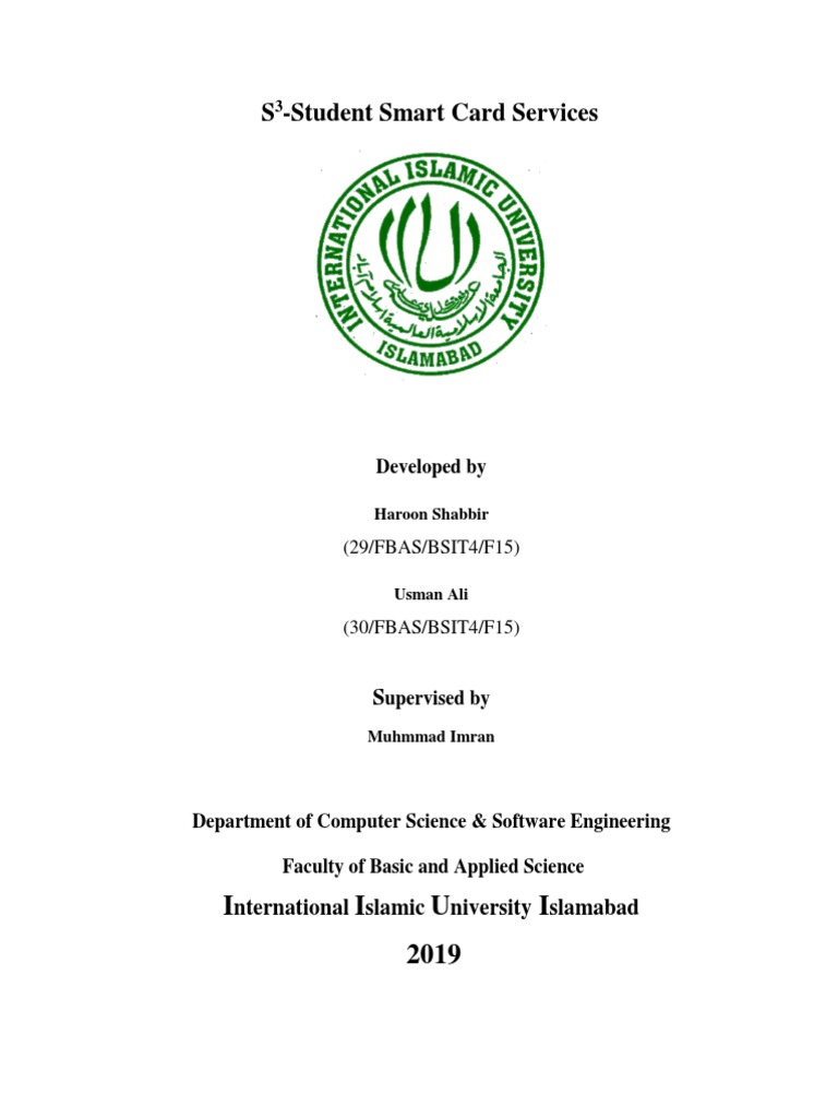 S3 Student Smart Card Services Project | PDF | Smart Card | Emv