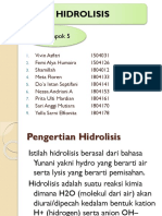 HIDROLISIS Kelompok 5