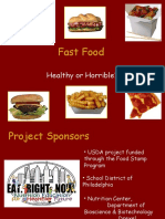 HS Fast Food Power Point