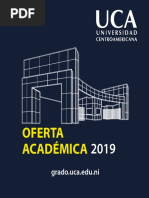 Oferta Académica UCA, Nicaragua  