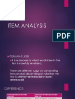 Item Analysis